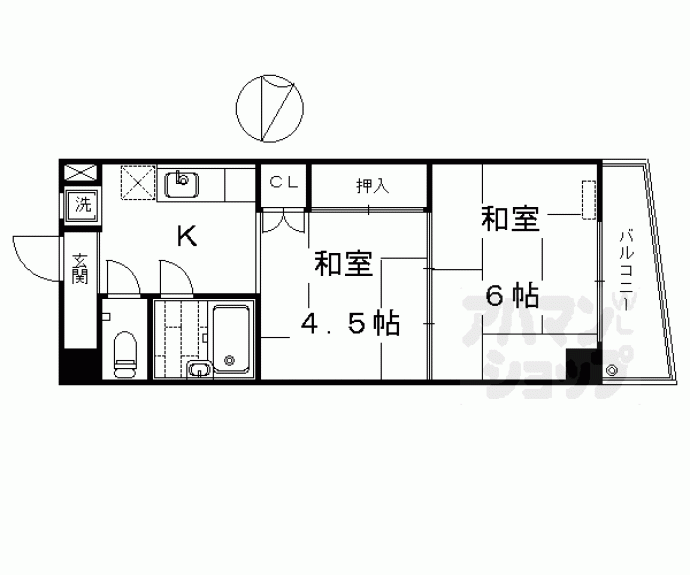 【Mirei東福寺】間取