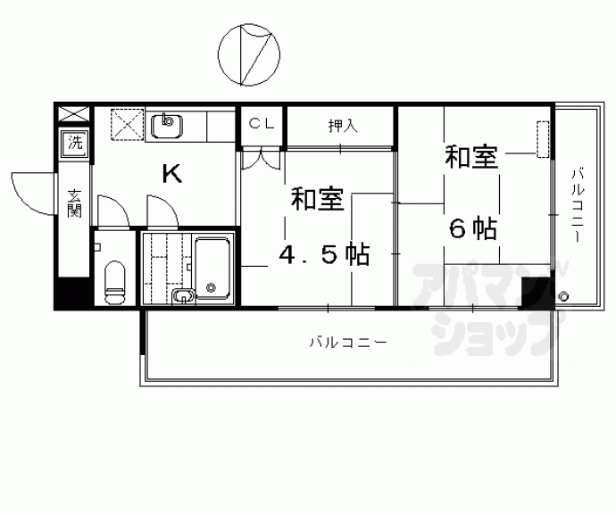 【Mirei東福寺】間取