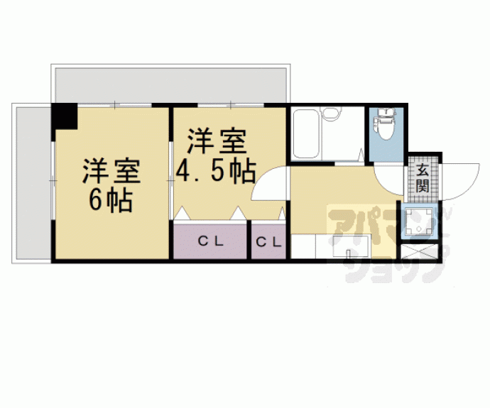 【Mirei東福寺】間取