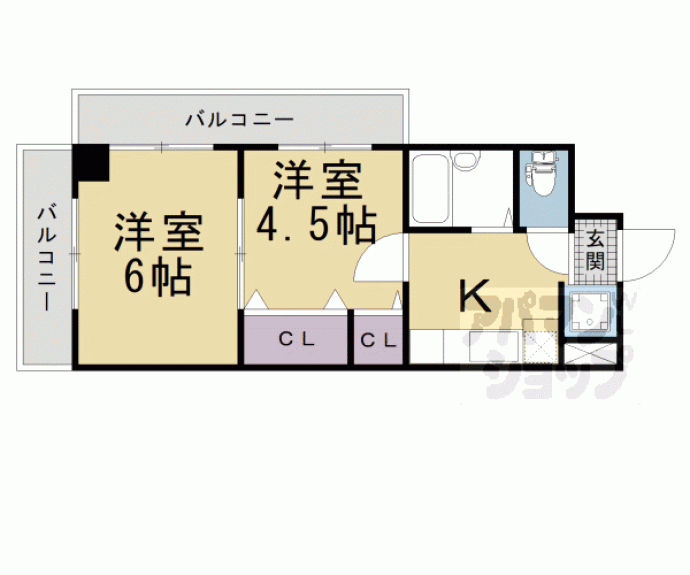 【Mirei東福寺】間取