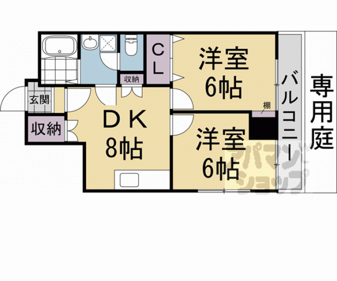 【Ｍｉｒｅｉ東福寺】間取