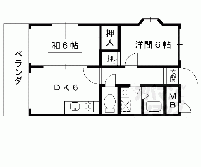 【メゾンブランシュ】間取