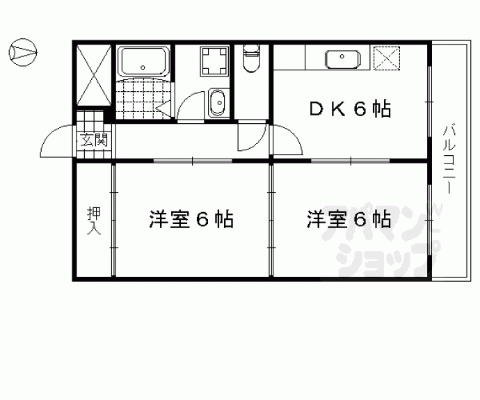 【メゾンブランシュ】間取