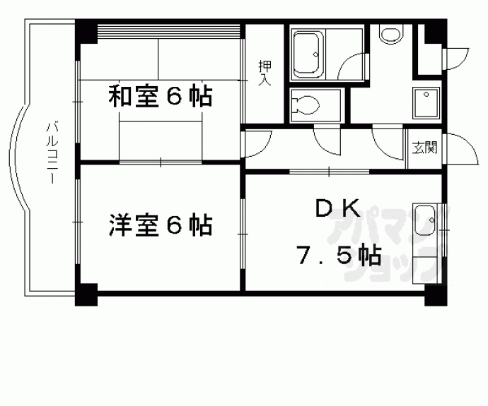 【第二グレース安田】間取