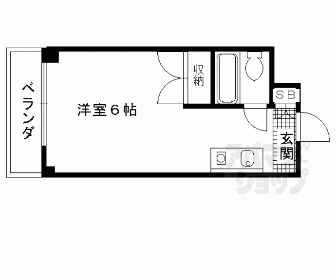 【ノアーズアーク東寺】間取