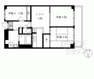 【コトーハイツ伏見稲荷　Ａ棟】