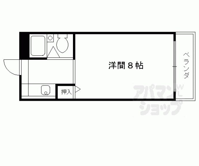 【シティパレス京都東山】間取