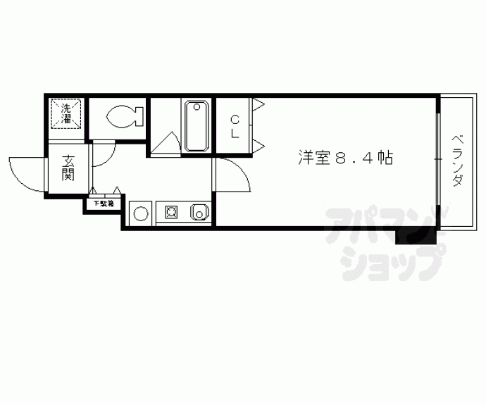 【ランドマークシティ京都烏丸五条】間取