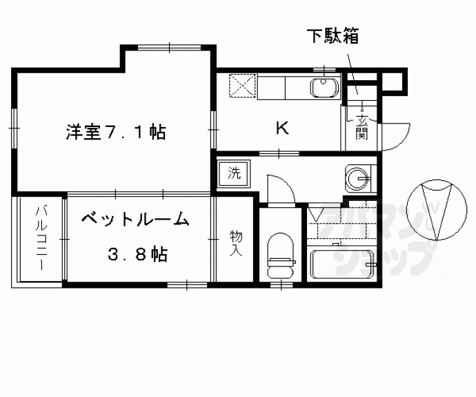 【ヴィラ浅田館】間取