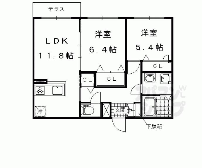 【御陵倶楽部】間取