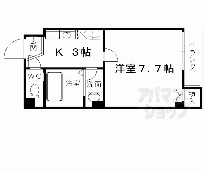 【ピースフル京都】間取