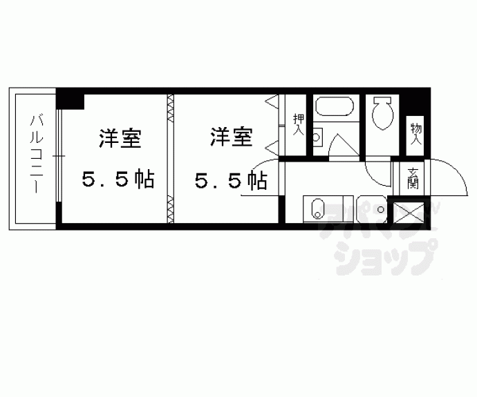 【第８パールハイツ安井】間取