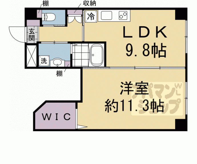 【第８パールハイツ安井】間取