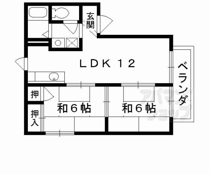 【セントヴィラージュⅡ】間取