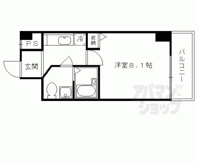 【カーサ大和大路】間取