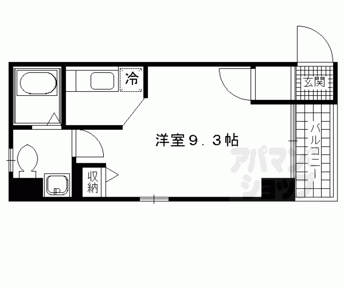 【カーサ大和大路】間取
