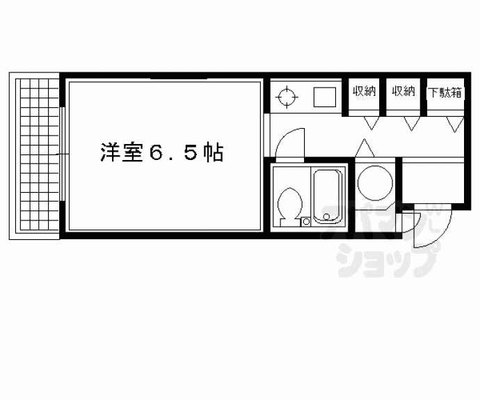 【ライオンズマンション京都烏丸】間取