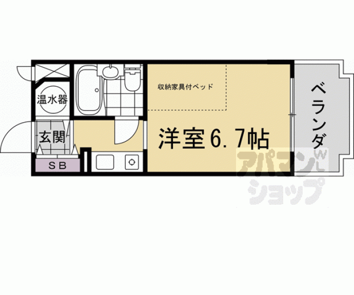 【ライオンズマンション京都烏丸】間取