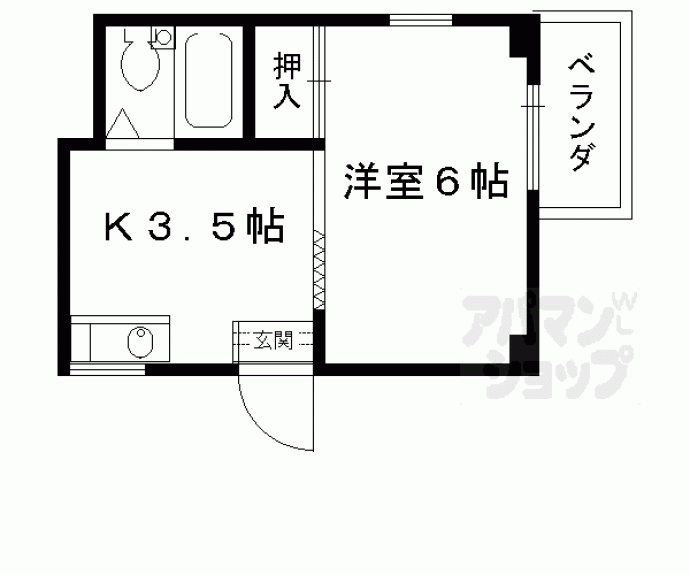 【水谷マンション】間取