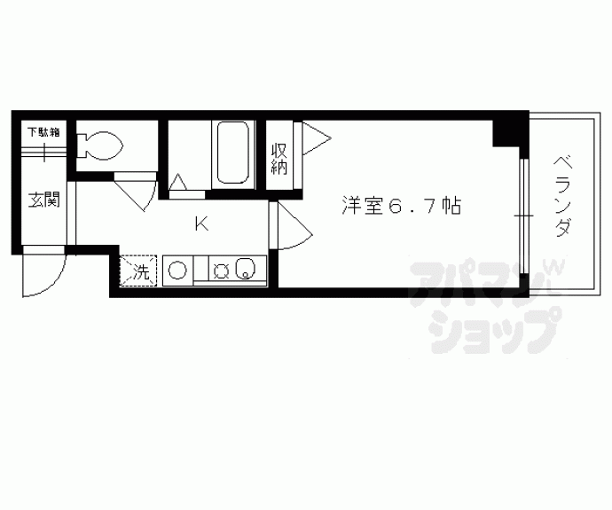 【ライブ寺町通り】間取