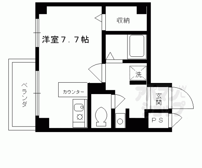 【ライブ寺町通り】間取