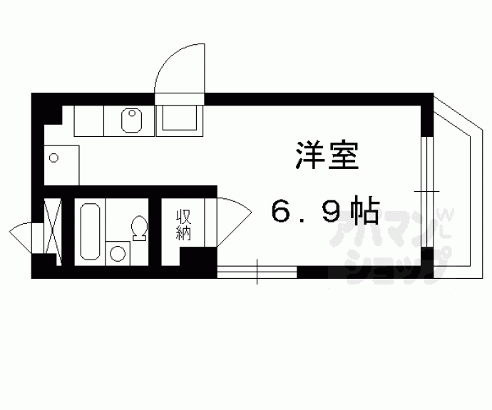 【パティオサカタ】間取
