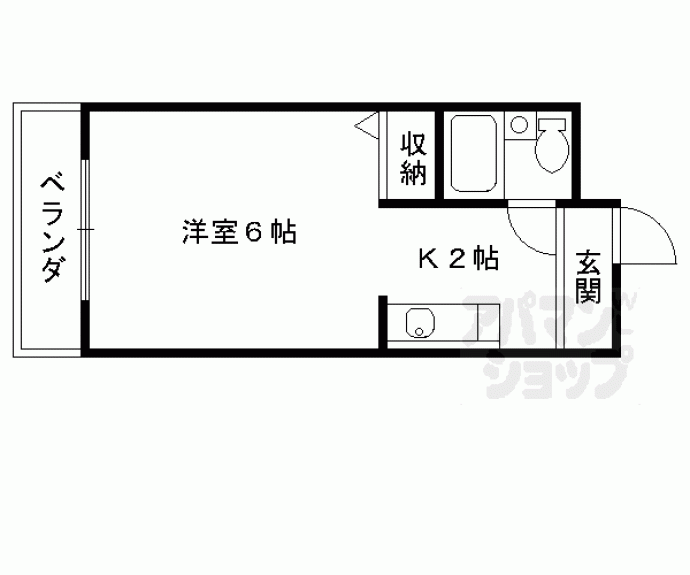 【めぞんＩＣＨＩ】間取