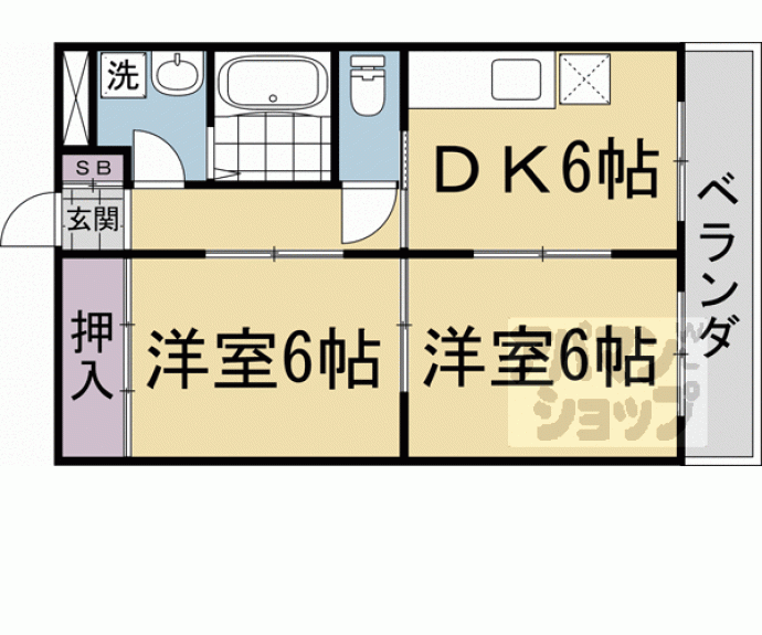 【シャロム吉祥院】間取