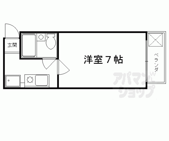 【メゾンリブゴージョ】間取