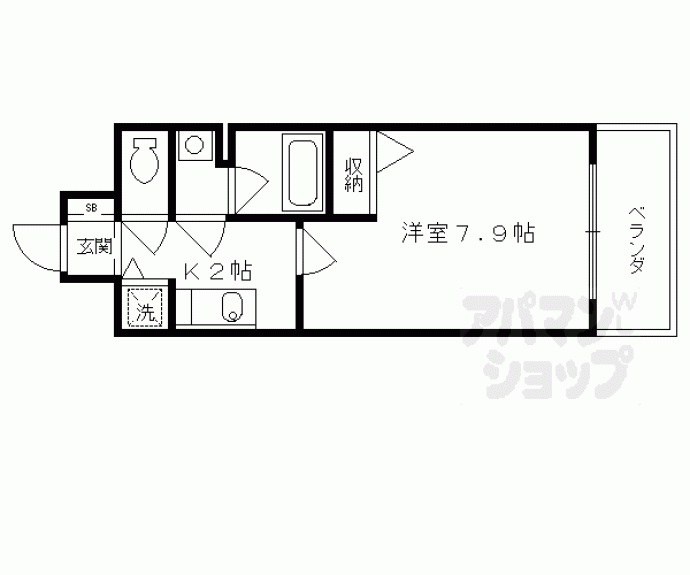 【アスヴェル京都東寺前】間取
