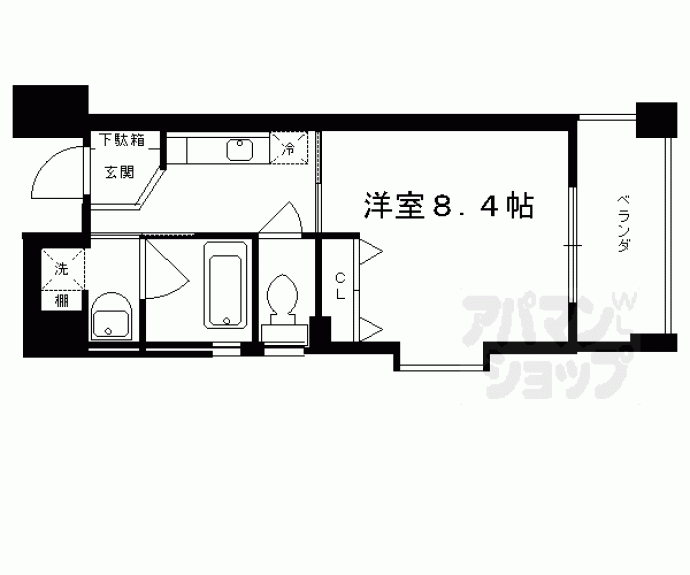 【アスヴェル京都東山五条】間取