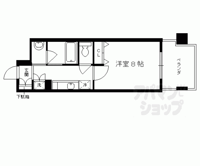 【アスヴェル京都東山五条】間取
