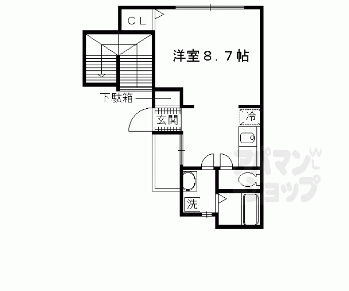 【セゾン藤森】間取