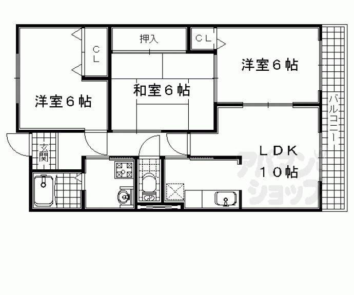 【ラ・フォンターナ】間取
