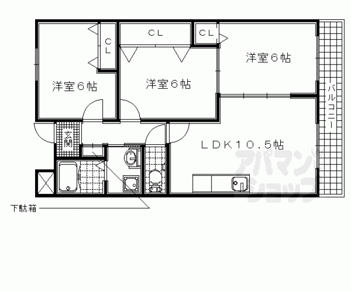 【ラ・フォンターナ】間取