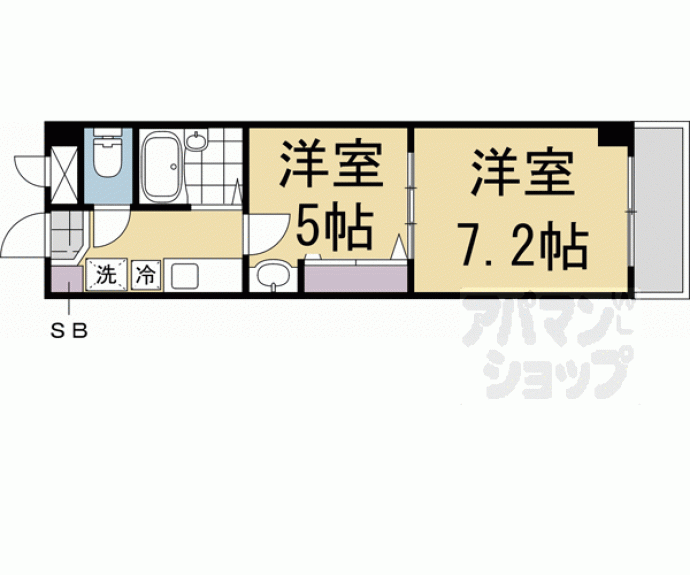 【パルスピリア’９１】間取