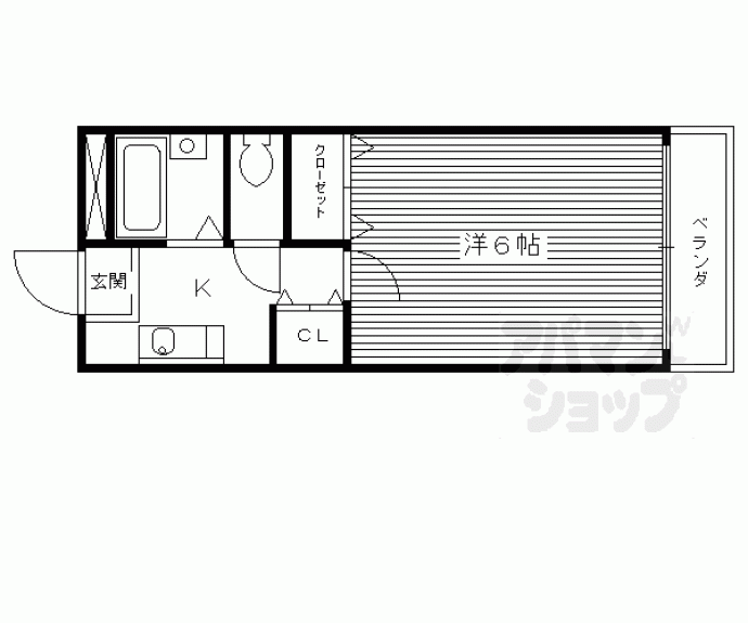 【グラフィーネ槇島】間取