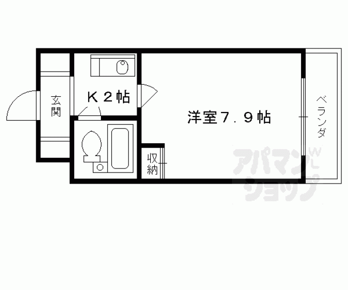 【ビューハイツ堀池】間取