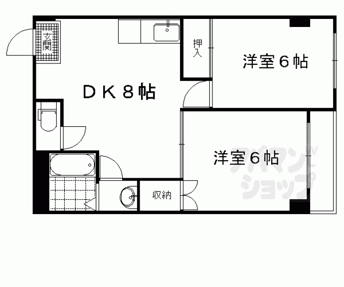 【ラ・ペリオ醍醐】間取