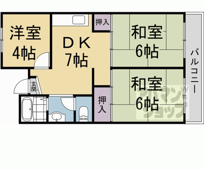 【ラフォーレKEGO】間取