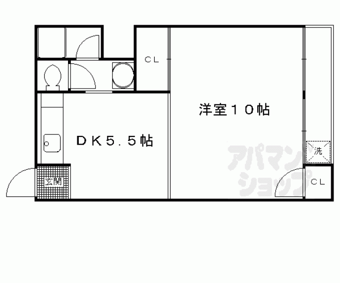 【青田マンション】間取