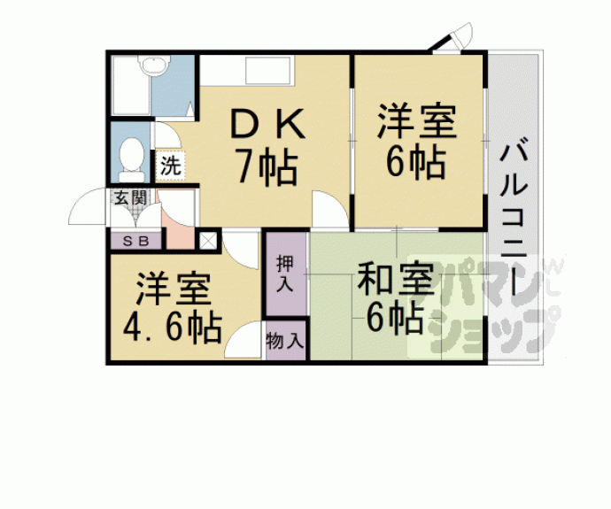 【ファミール丸山】間取