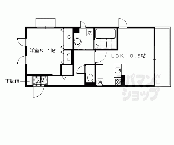 【マーレ　フィールドⅠ】間取
