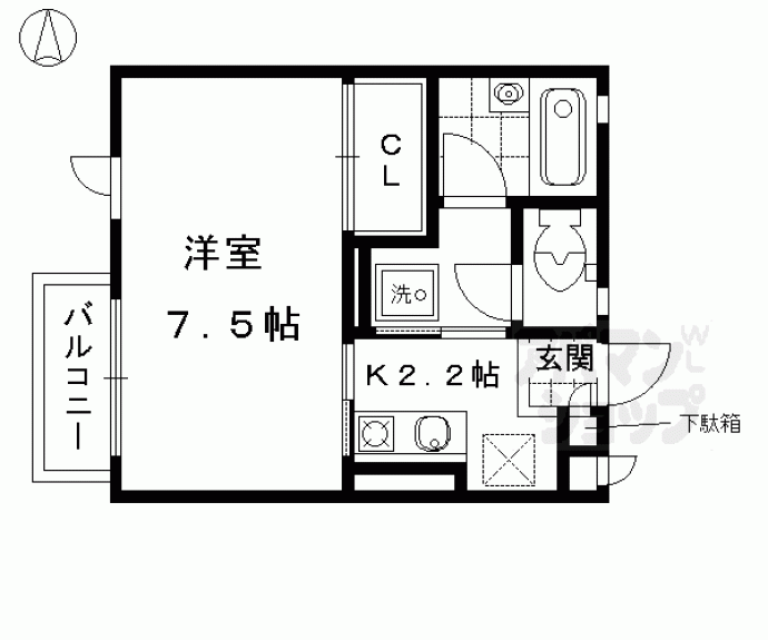 【ドゥ・ライフ壬生川】間取