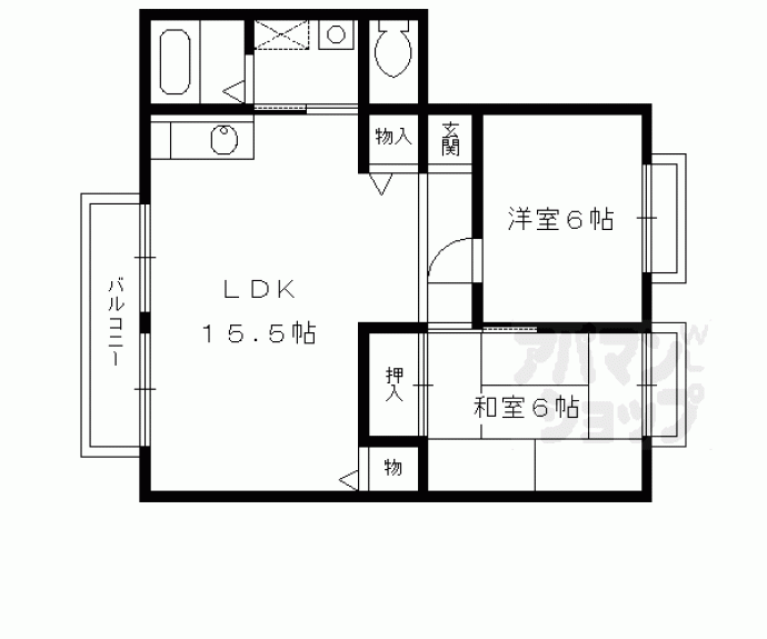 【ウィンディア広野】間取