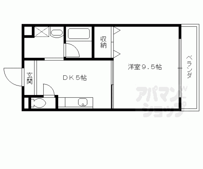 【コンフォール大久保】間取