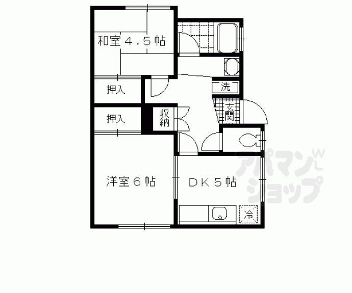 【コートハイツ笹田】間取