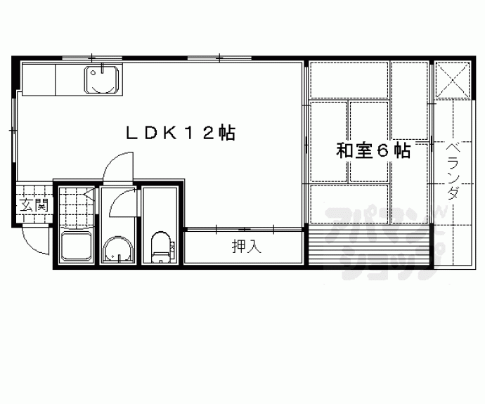 【サンパール】間取
