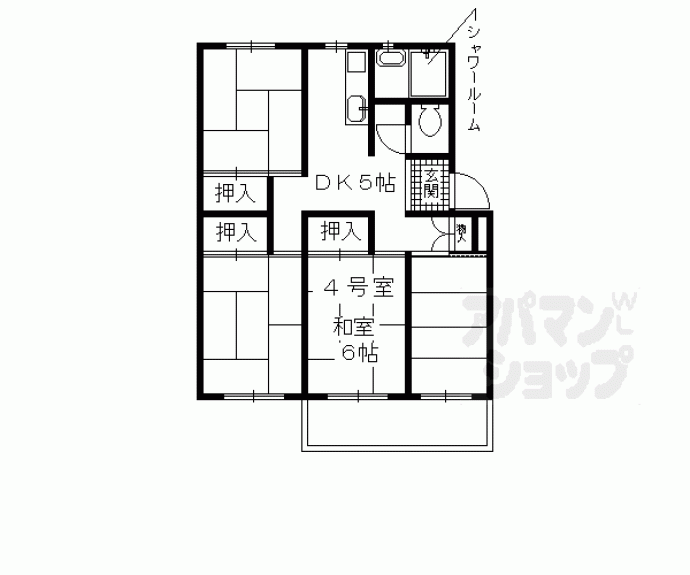 【構口マンション】間取