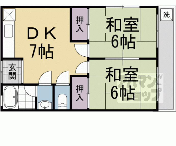 【多田ハイツ】間取